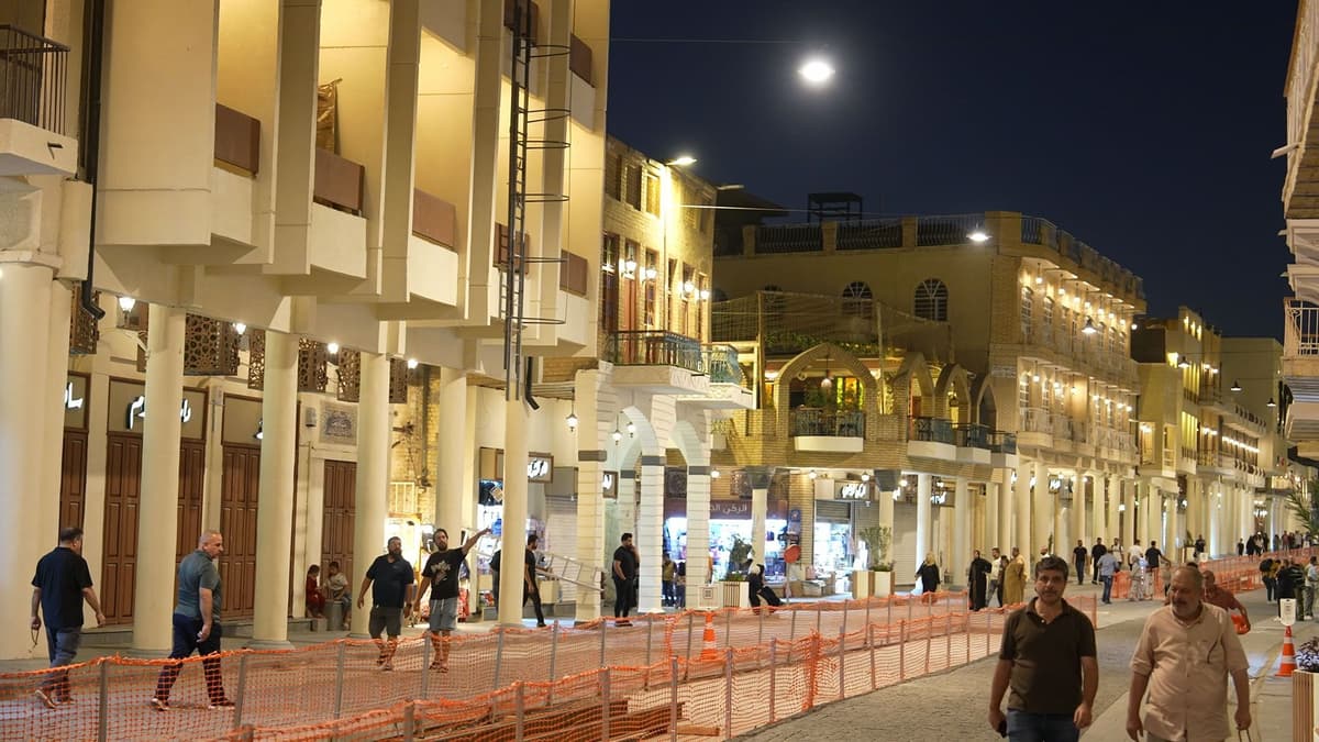 شارع الرشيد بعد التأهيل , زوار المكان