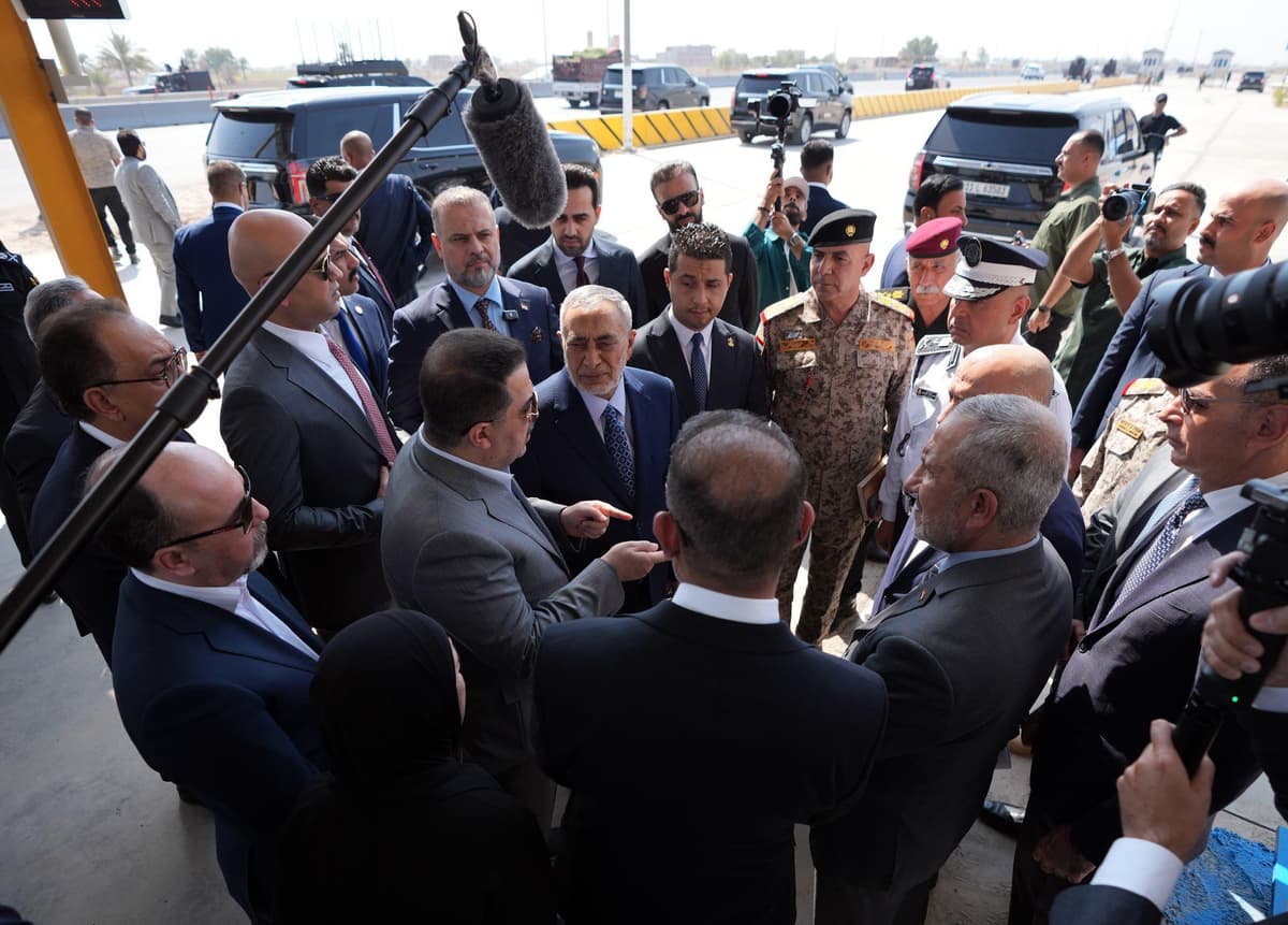 رئيس الوزراء يفتتح مدخل بغداد - الموصل بحضور رئيس مجلس النواب بعد التأهيل