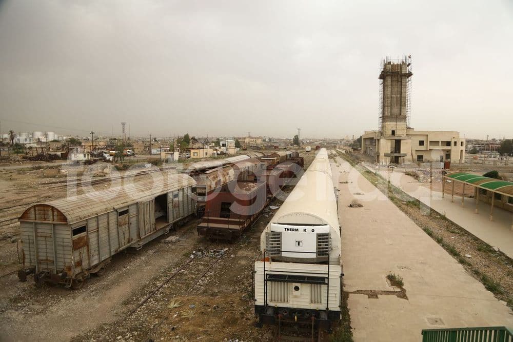 عربات قطار ، الموصل ،محطة قطار الموصل