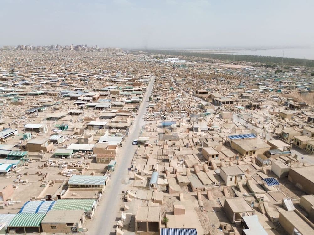 مقبرة وادي السلام , النجف , شوارع المقابر