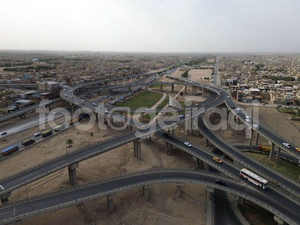 مجسرات الزهراء , النجف , جسور وطرق