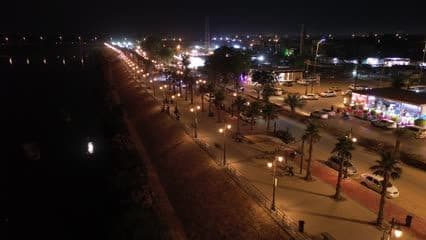 متنزهات كورنيش الكوفة , حدائق , مطاعم