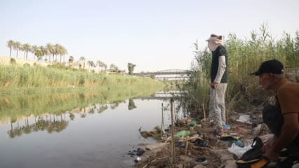 صيادين سمك , نهر ديالى