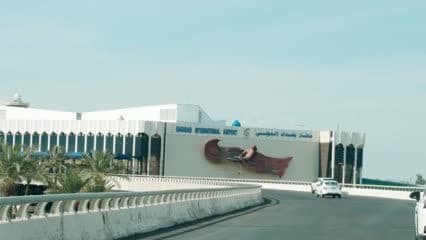 مبنى مطار بغداد الدولي من الخارج