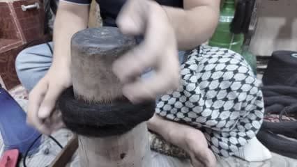 العقال , طريقة صنع العقال , مراحل صنع العقال