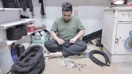 العقال العراقي , طريقة تصنيع 