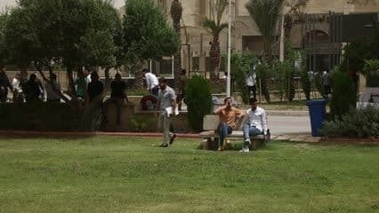 طلاب , استراحة , جامعة الموصل