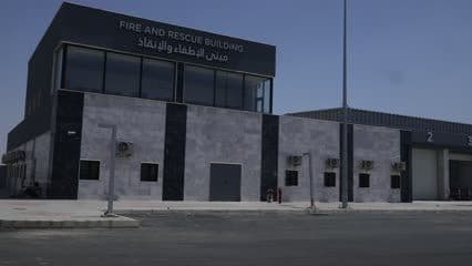 مطار الموصل ، مبنى الإنقاذ والإطفاء