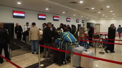 مطار الموصل , معتمرين