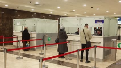 مطار الموصل , مسافرين , كاونتر جوازات