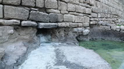 مياه عين كبريت , الواجهة النهرية