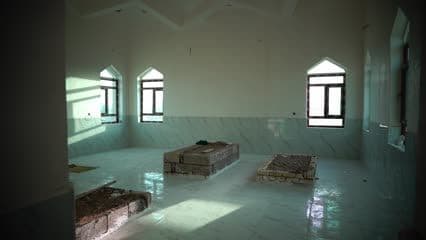The shrine of Sheikh Rajab Al-Rifai, Rawah, from the inside