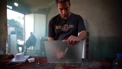 عمل فتحة دائرية زجاجية , مهنة الزجاج