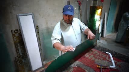 صنع مرآة منزل