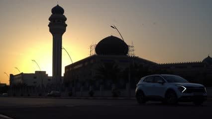 جامع الانبار الكبير , غروب الشمس