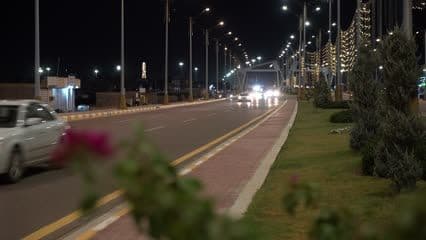 المدخل الشمالي للرمادي , حركة سيارات