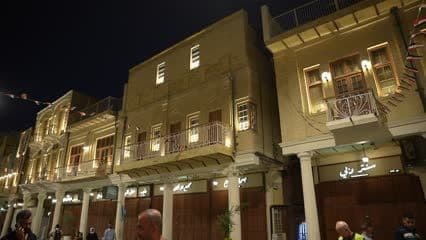 بغداد , شارع الرشيد , محلات وعمارات