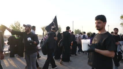 الزيارة الأربعينية , توزيع ثواب