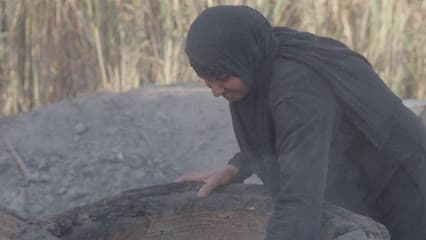 A clay tandoor oven, Iraqi bread, the marshes of Al-Chibayish Marshes