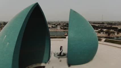 نصب الشهيد , لقطة جوية
