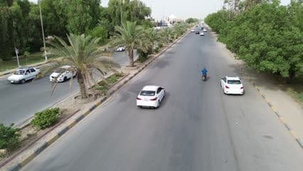 شارع الحزام الاخضر , حركة سيارات