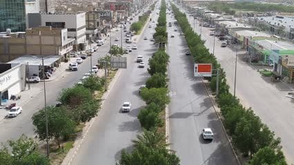 شارع الحزام الاخضر , لافتات , اسواق