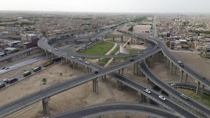 مجسرات الزهراء , حركة مرور السيارات