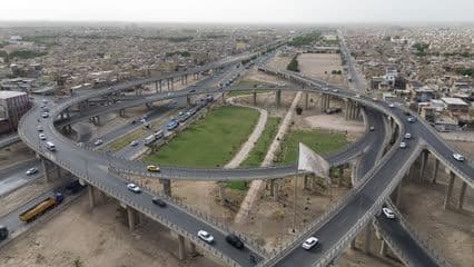 مجسرات الزهراء , النجف , طرق وجسور