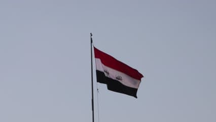 The Iraqi flag