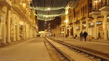 شارع الرشيد , سكة الترام 