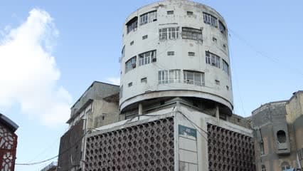 عمارة قديمة مدورة , البناء القديم , الكرخ