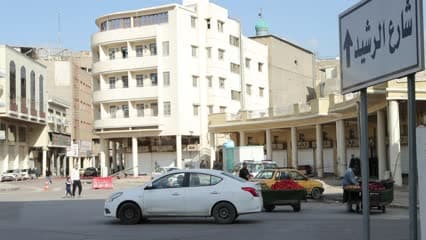 شارع الرشيد , صباحاً , حركة سيارات