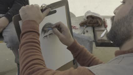 رسم لوحة