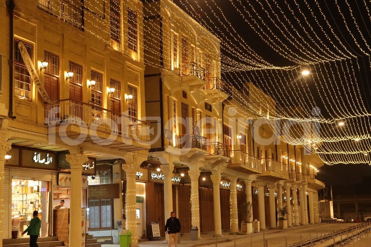 شارع الرشيد , مباني شارع الرشيد