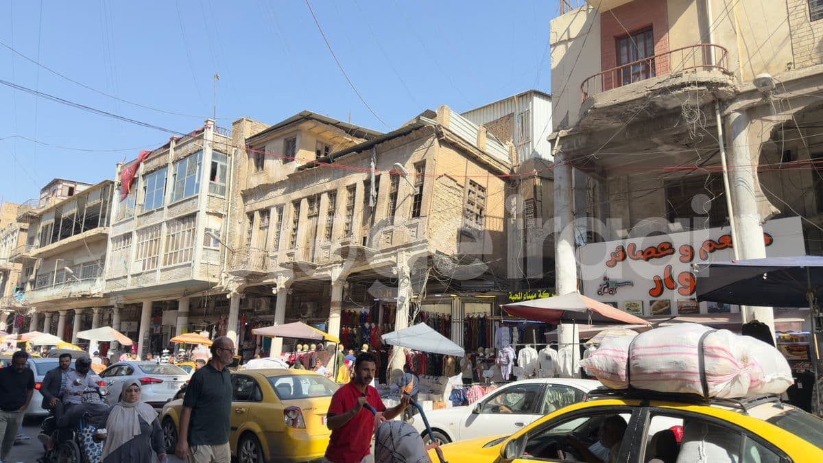 اسواق شعبية , بغداد , الكرخ , مباني قديمة