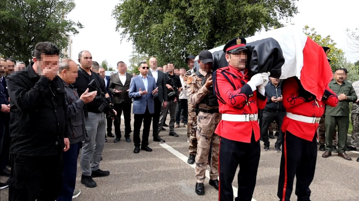 تشييع جثمان الشهيد ( سرمد طيب نوري ) بحضــــور رئيس جهاز المخابرات الوطني