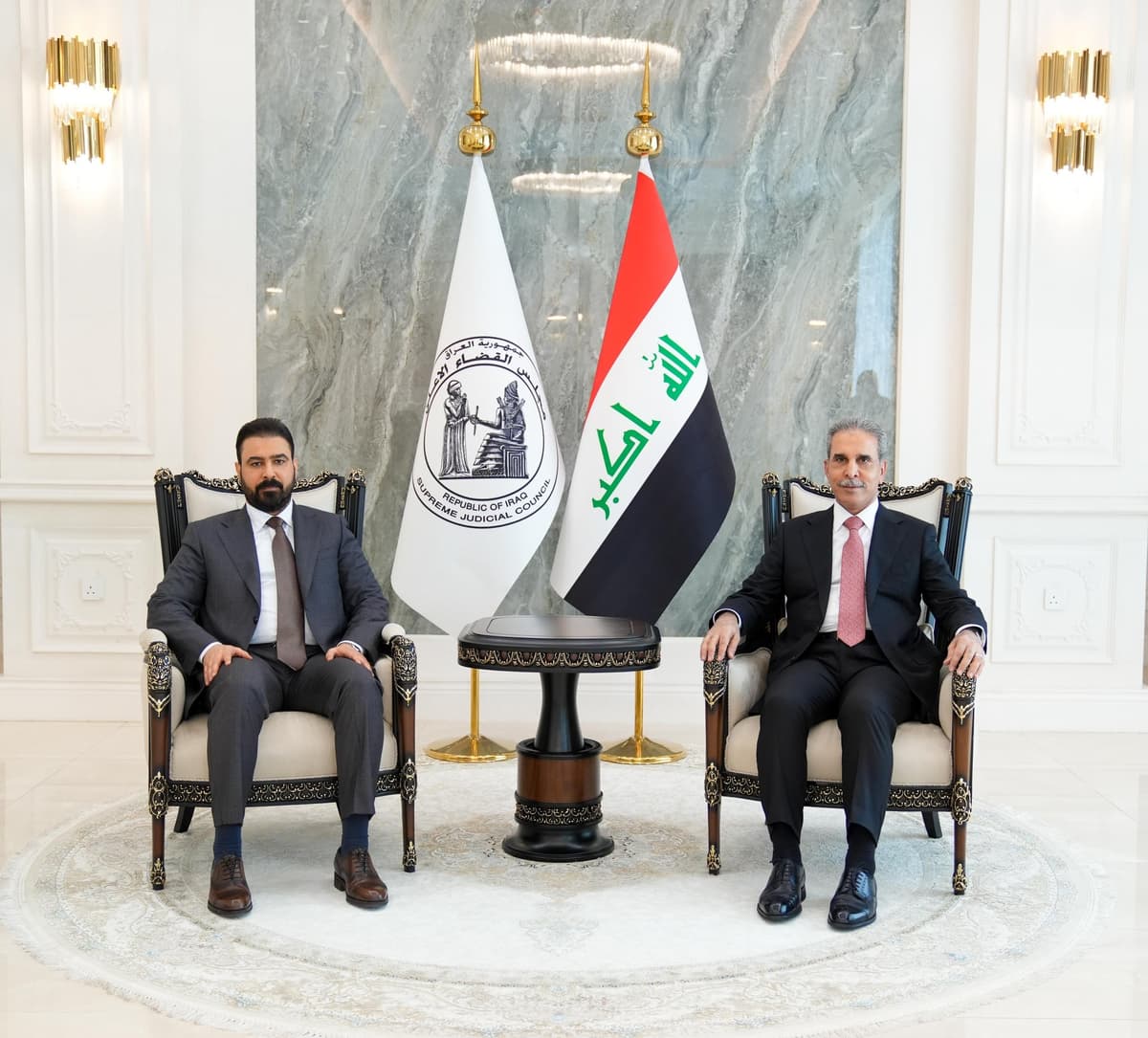 Ali al-Zaidi meets with Faeq Zaidan to discuss adherence to the constitutional timeframes for forming the government