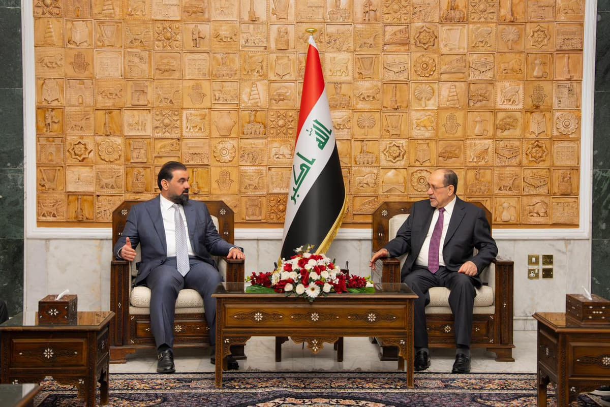 Al-Halbousi and Al-Maliki discuss accelerating the formation of the government and the confidence vote session