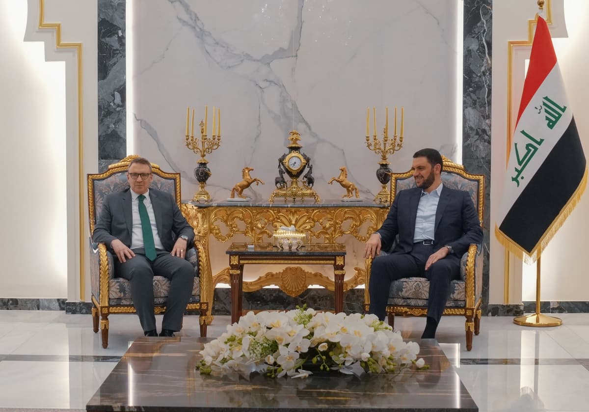 Khamis al-Khanjar and the Turkish ambassador discussed developments in the political scene, support for the upcoming government, and ways to strengthen relations between Baghdad and Ankara